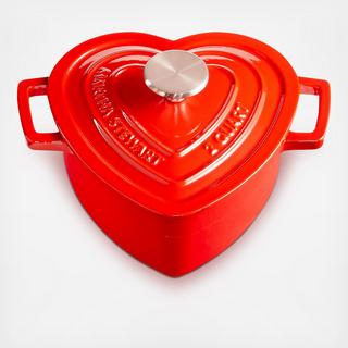 Martha Stewart Collection - 2 Qt. Heart Casserole Dish