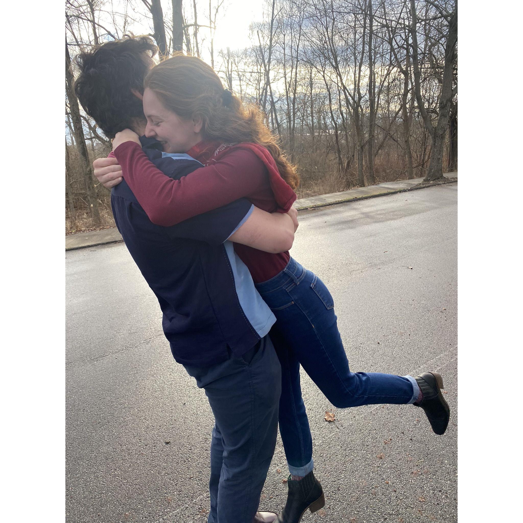 Lots of photos from our engagement photos to follow - these were such a fun time! We're not very good subjects because all we do is make each other laugh! Please enjoy the chaos :)