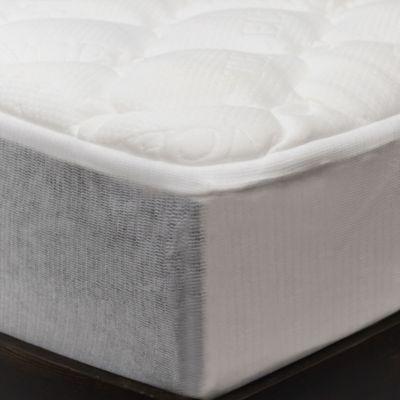 eLuxurySupply® Tencel Lyocell Top Twin XL Mattress Pad in White