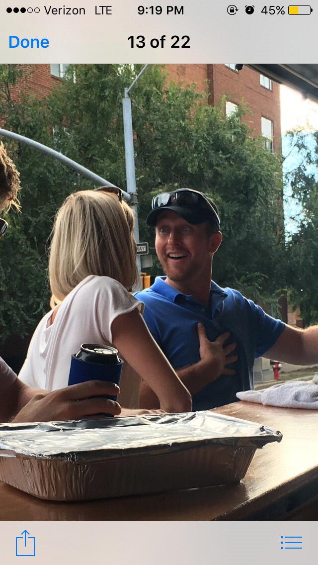 The first picture taken of them. Just look how he is looking at her.