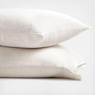 European Flax Certified Linen Pillowcases, Set of 2