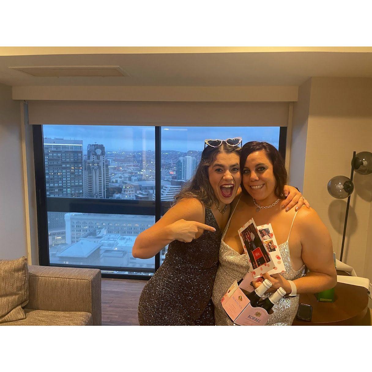 Welcome to the bridal party, Sarah!