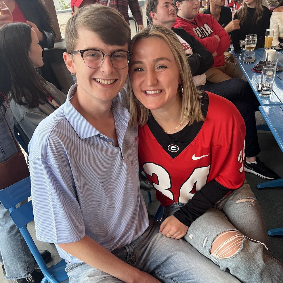 Our first photo together!