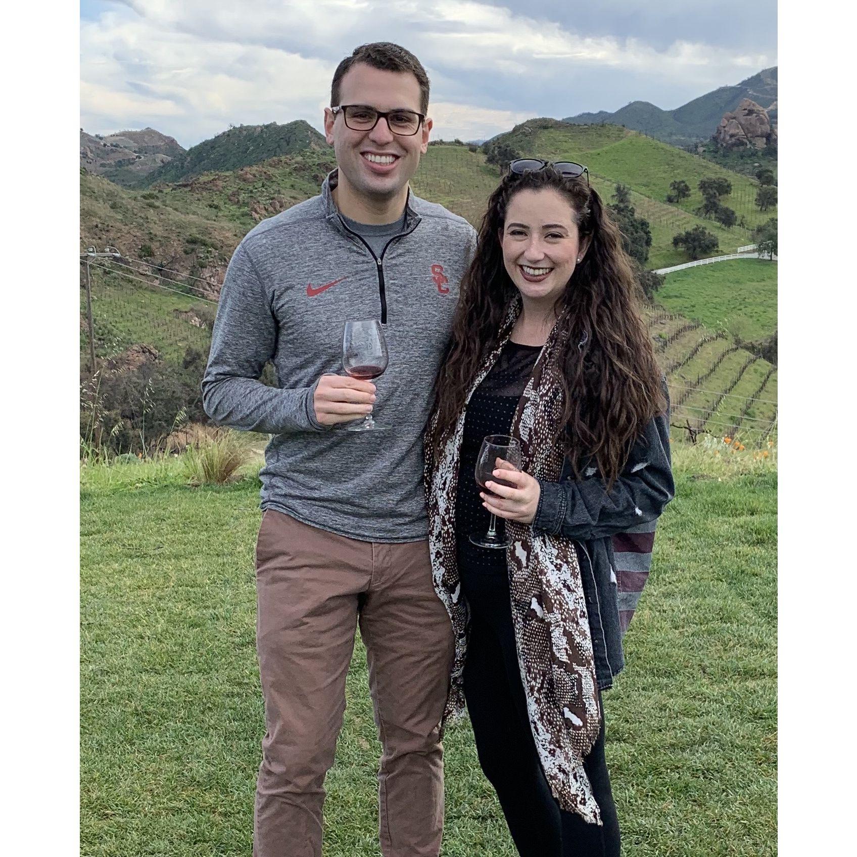 February 2020: Stephen took Grace on the Malibu Wine Safari for her birthday!