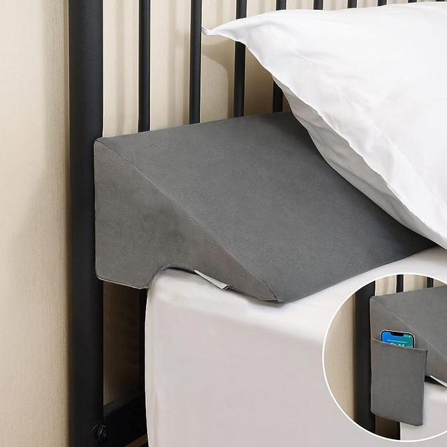 Vekkia New Bed Wedge Pillow/Headboard Pillow/Pillow Wedge for Headboard Gap/Bed Gap Filler,Close Gap (0-5") Between Your Mattress and Headboard,Bed Without Headboard(King)