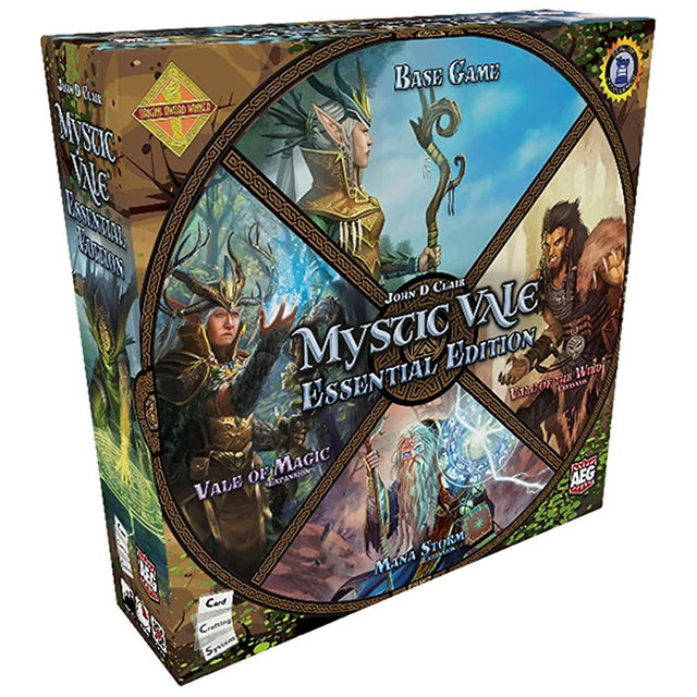 Mystic Vale: Essential Edition - Base Game and Expansions, Complete Set, Card-Crafting, Deck Building, 2-4 Players, Ages 14+, 45 Min Play Time, Alderac Entertainment Group (AEG)