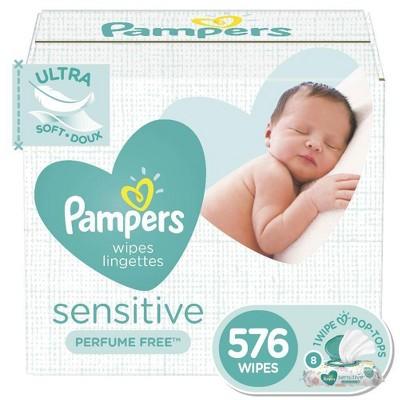 Pampers Sensitive Wipes (Select Count)
