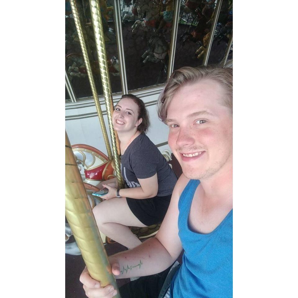 First time at Six Flags together :)