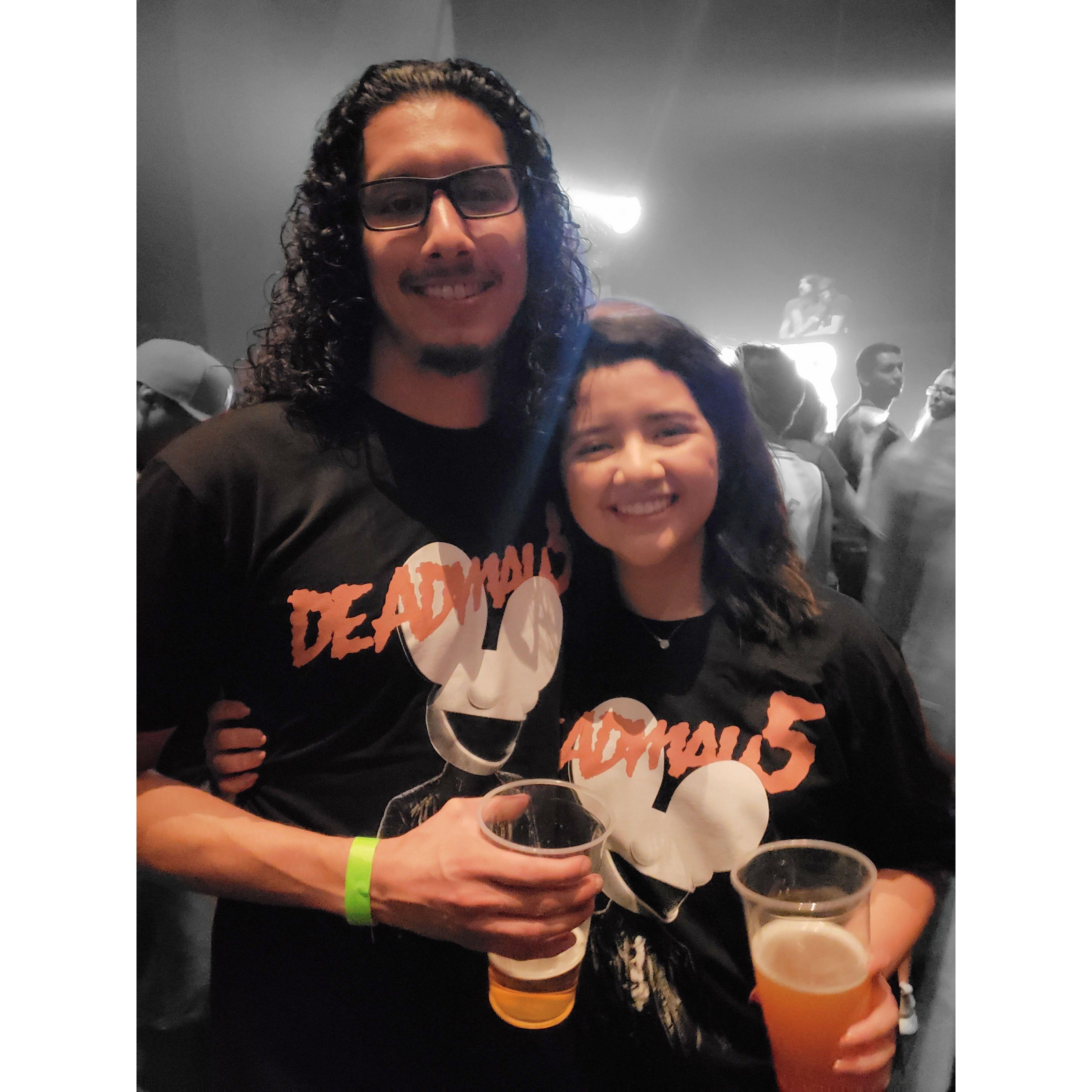Our first date, Deadmau5