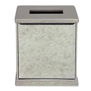 Bacova Crawford Boutique Tissue Box Cover in Gold