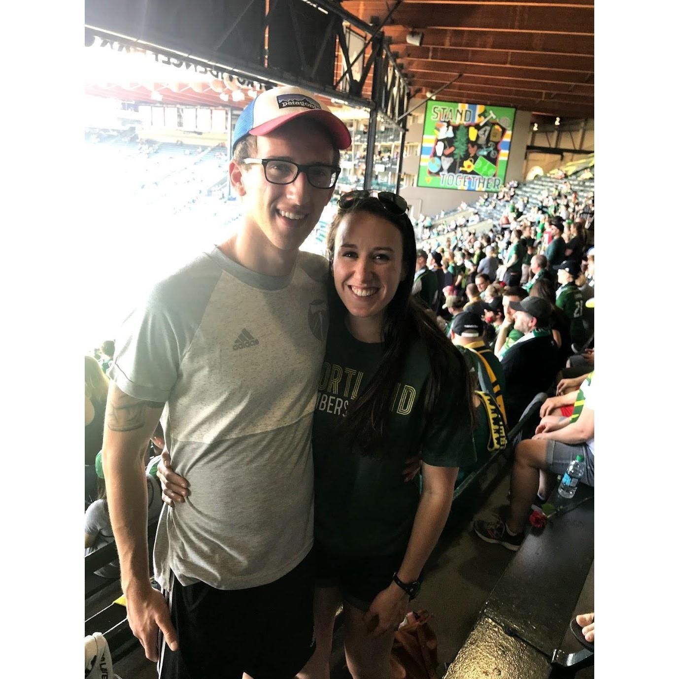 First Portland Timbers Game