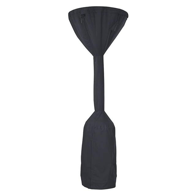 AmazonBasics Outdoor Round Stand Up Patio Heater Cover, Black