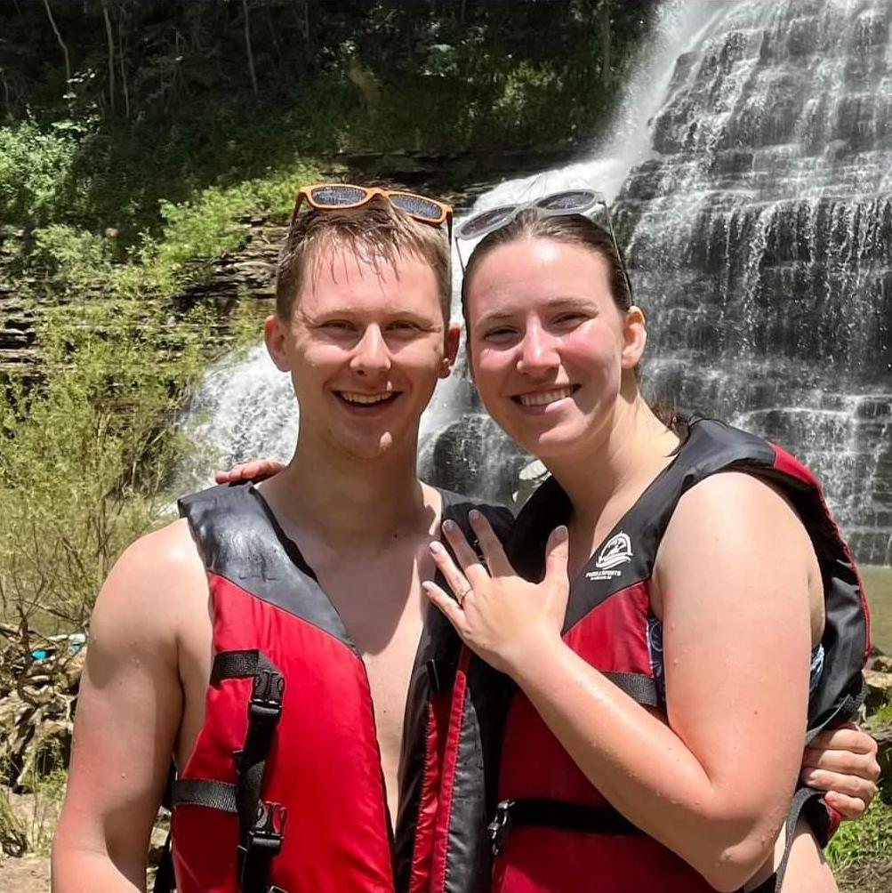6/10/24 - the engagement at Burgess Falls in Tennessee