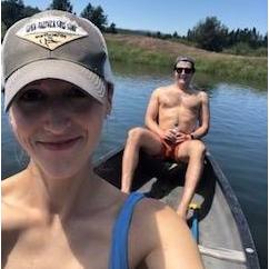 Canoeing in Bend - no shenanigans from Luke this time (July 2020)