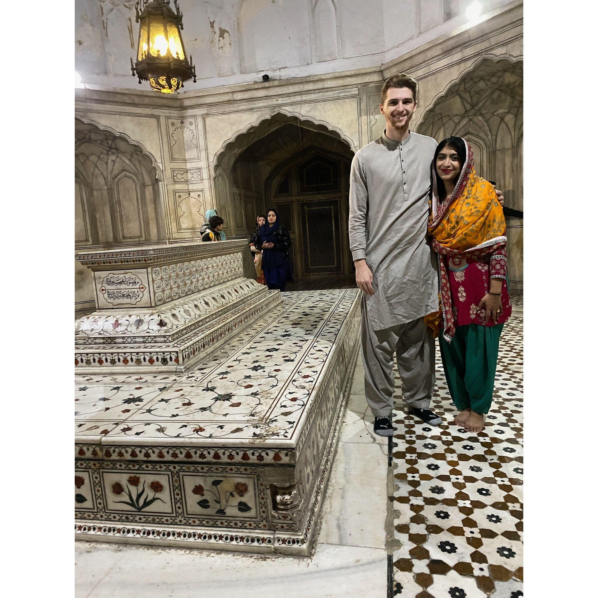 Jahanghir's tomb Lahore. December 2021