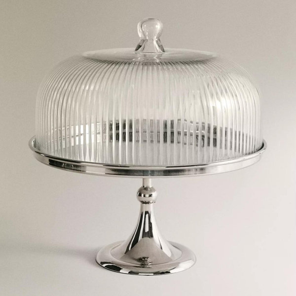METAL GLASS CAKE DISH | Zara Home United States of America