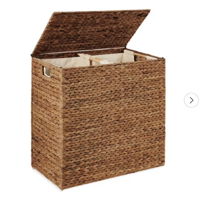 Best Choice Products Large Laundry Hamper W/ Lid- Chestnut