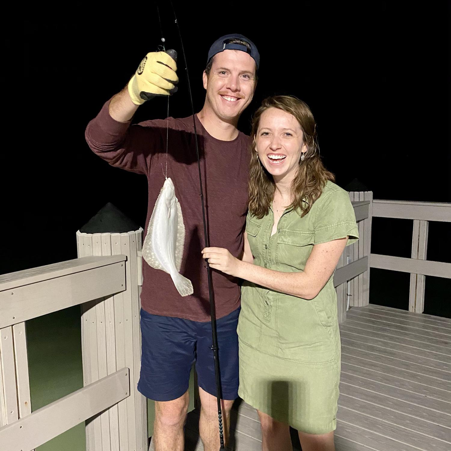 November 2020 - Catching Sydney’s first fish off the dock on Marco Island, Florida!