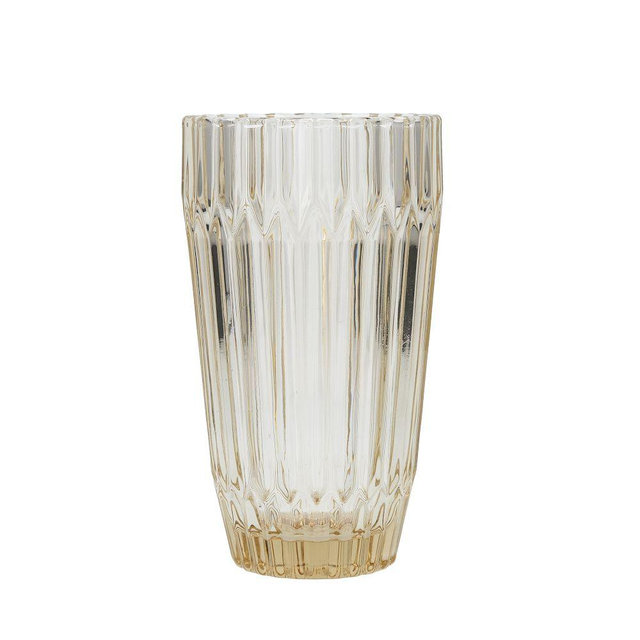 Archie Tall Drinking Glass, Ginger, Set of 6