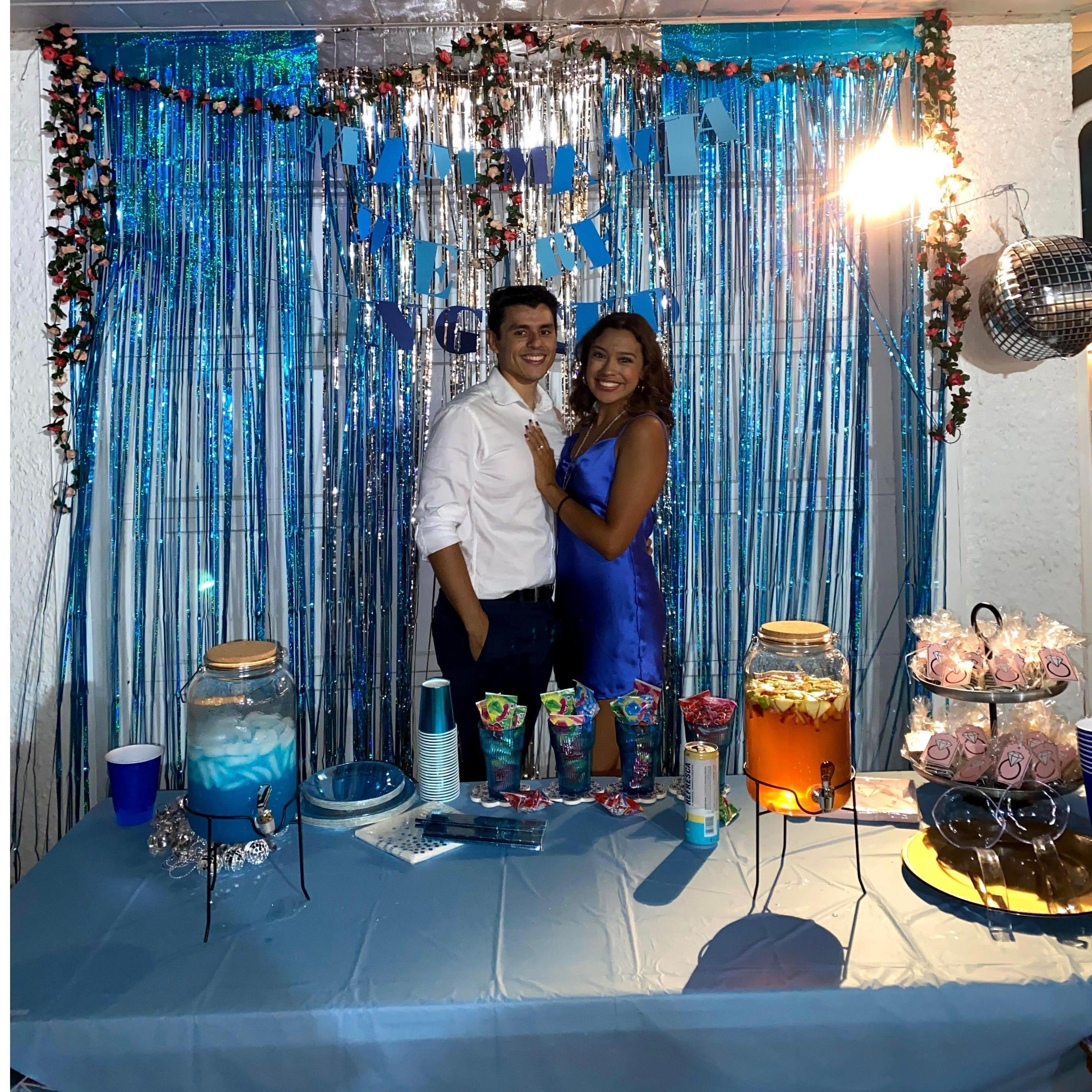 Our engagement party! Mamma Mia we’re engaged!