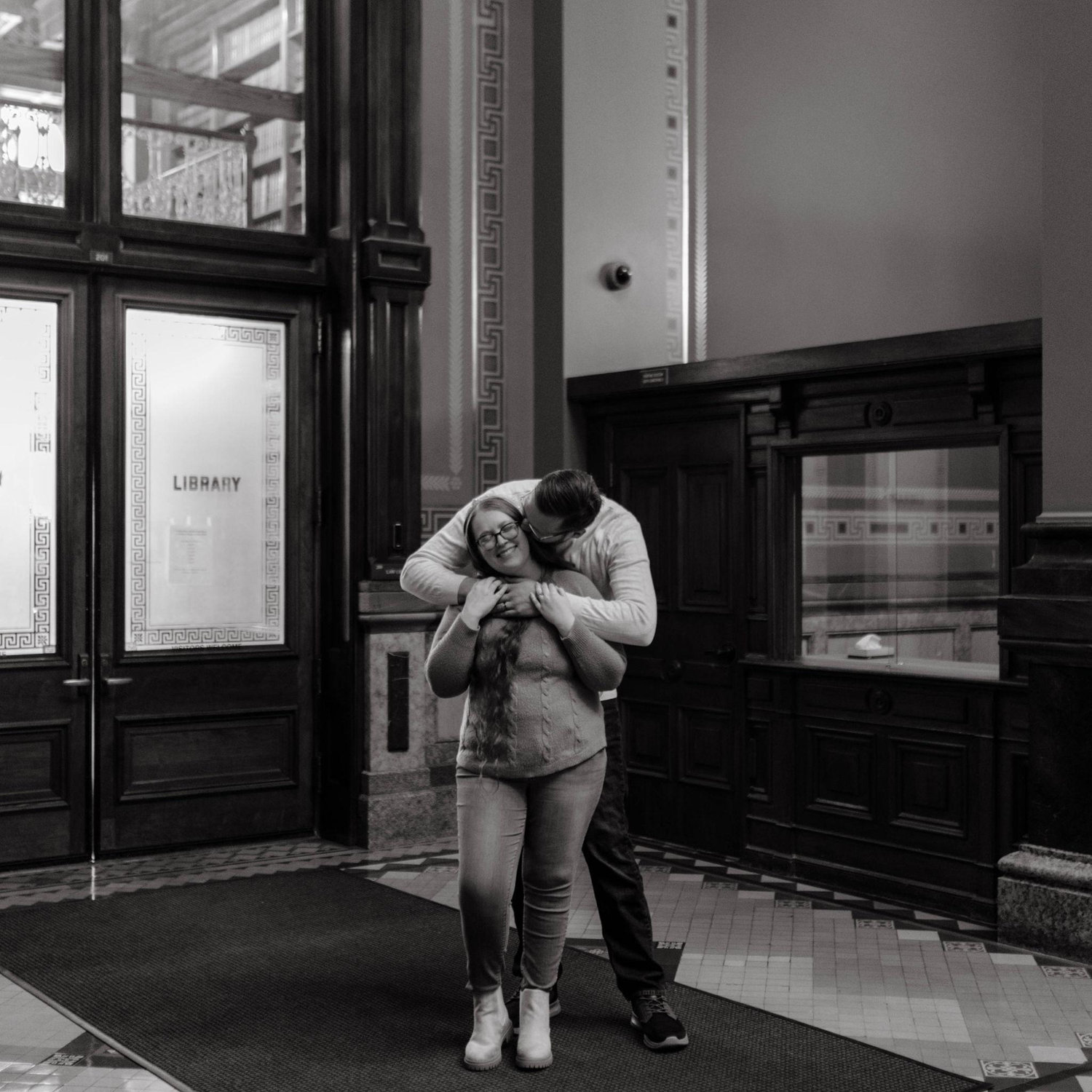 Our Engagement Photos at the Iowa State Capitol! -Courtesy of Peridot & Lace ❤️