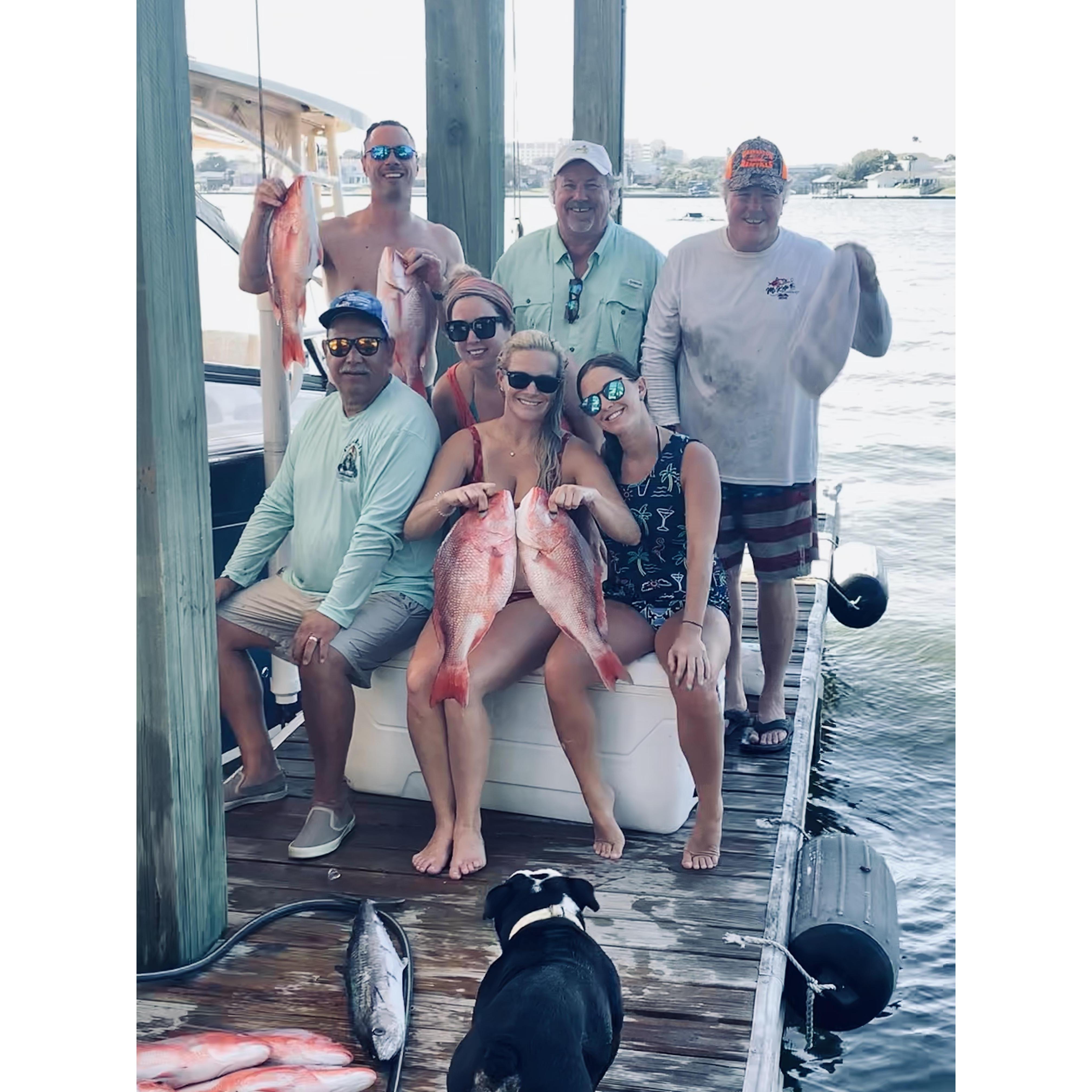 Snapper Slapping with those we love!