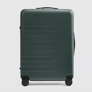 Expandable Medium Check-In Suitcase in Dark Green
