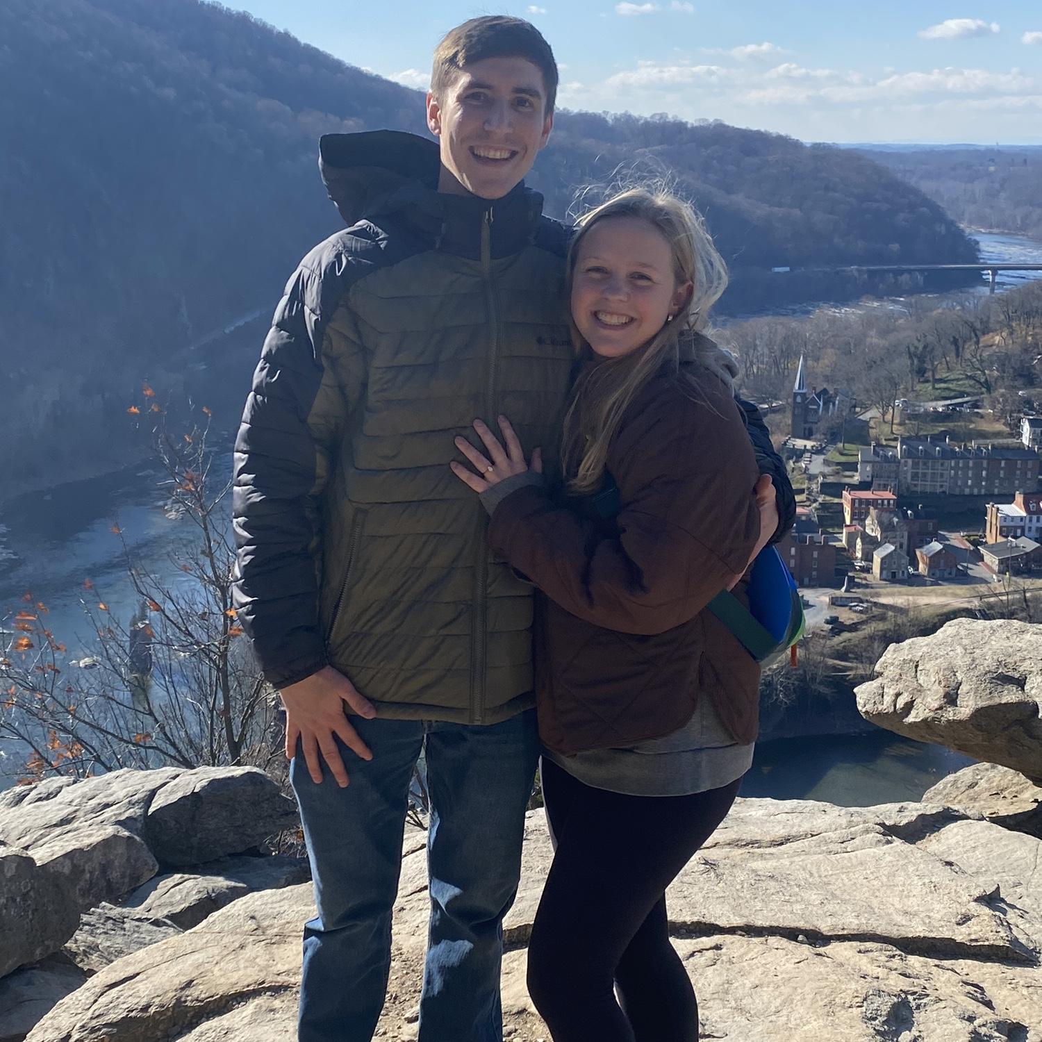 Harpers ferry where tim proposed!
