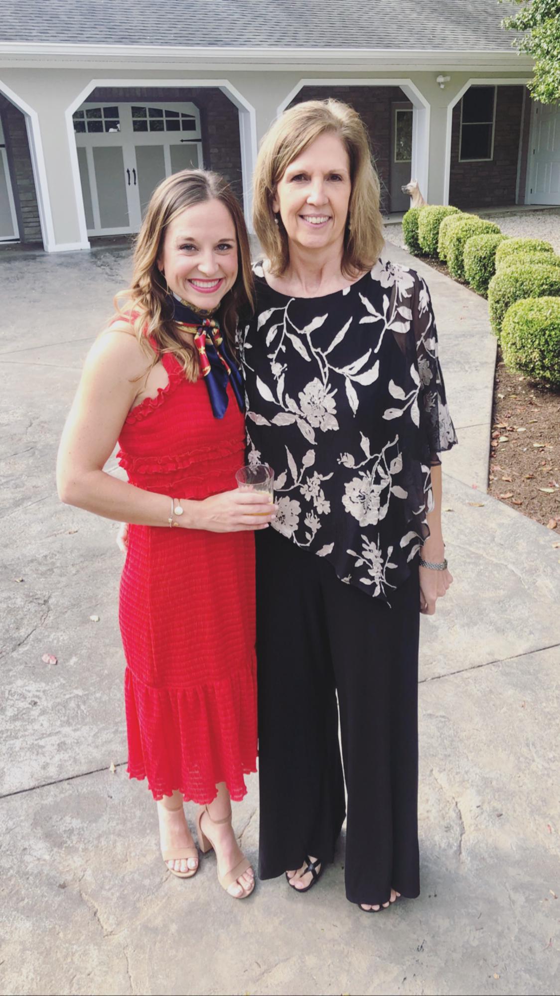 Engagement Party with Mom