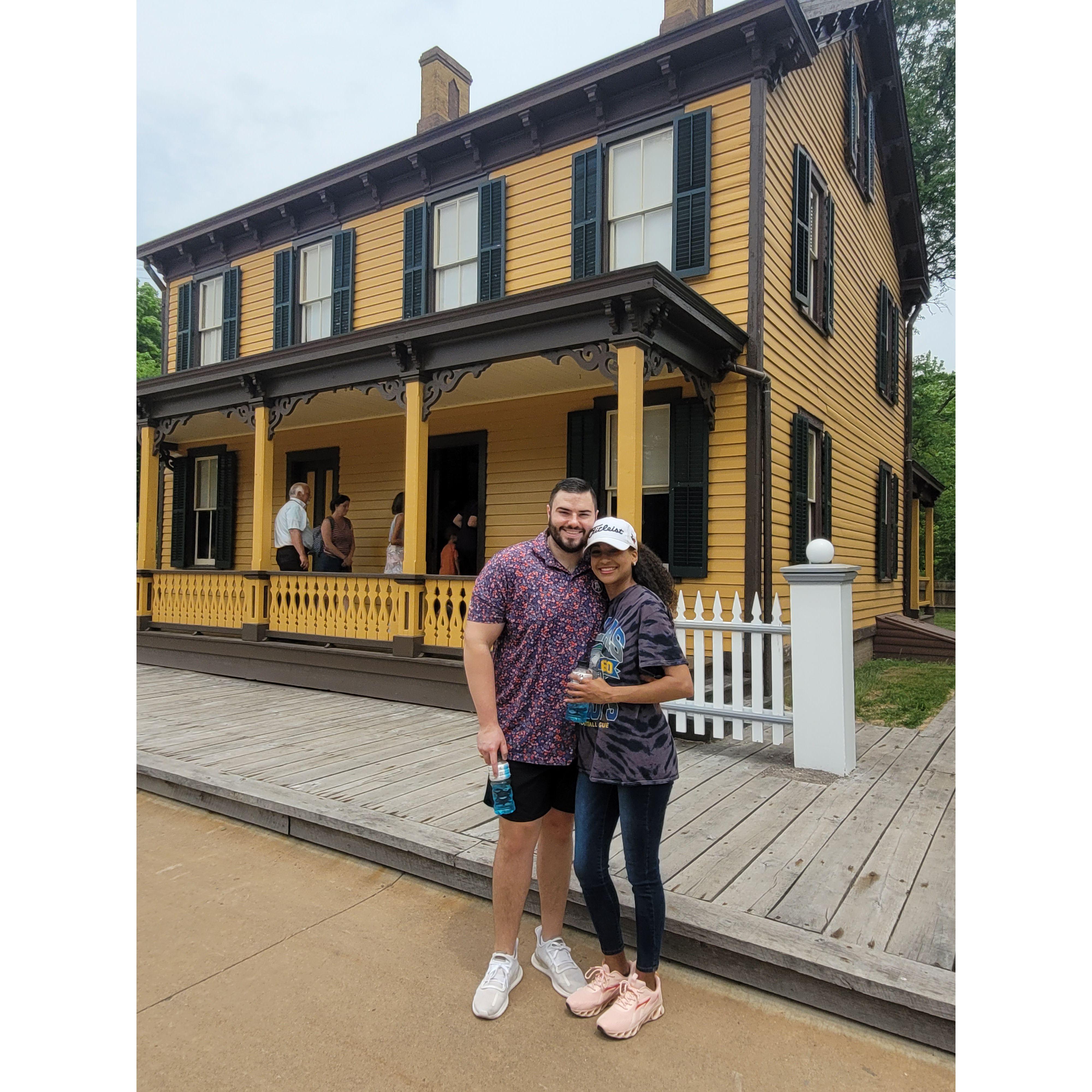 The first house with electricity! Located at the Henry Ford Museum in Dearborn, MI.