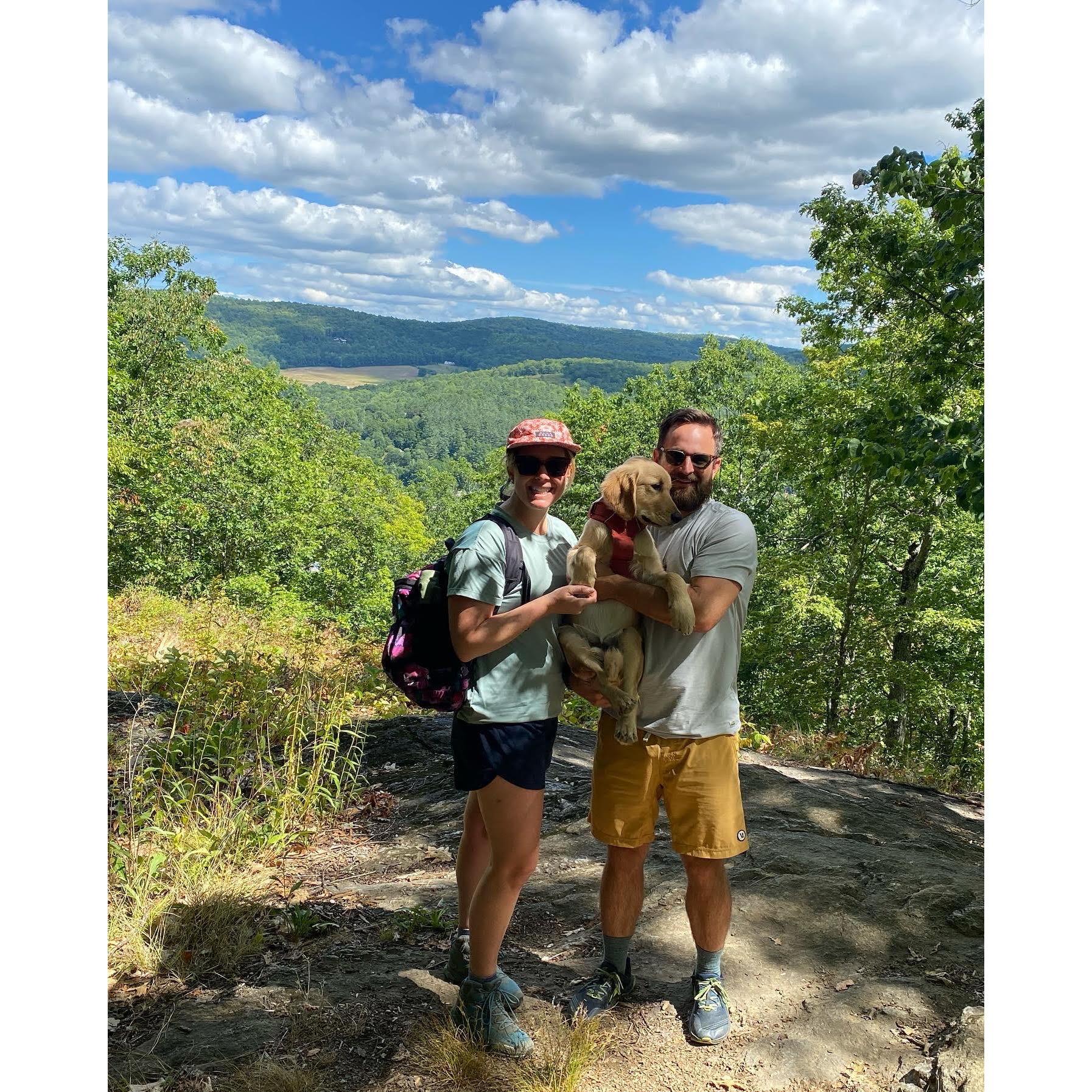 Hiking in Woodstock, VT