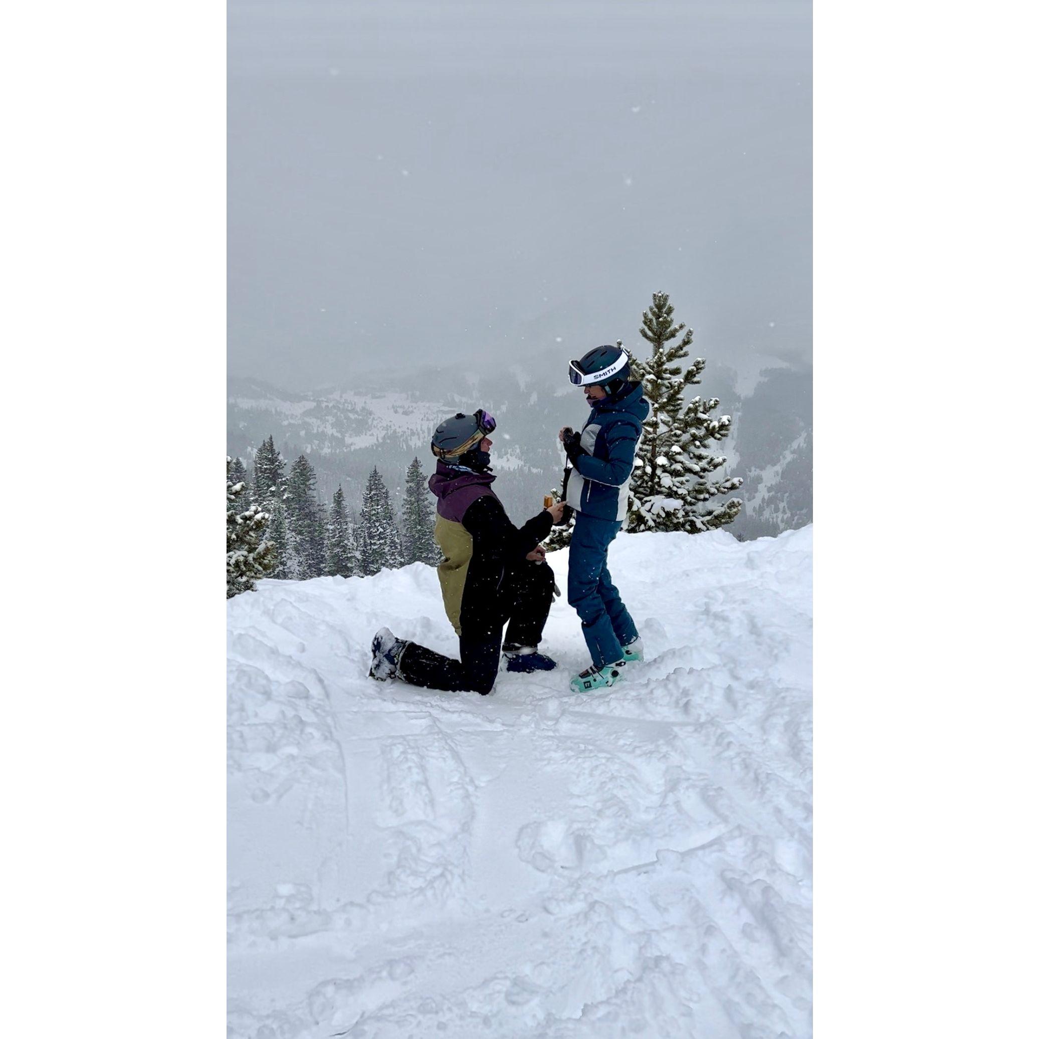 Engagement in Big Sky, Montana