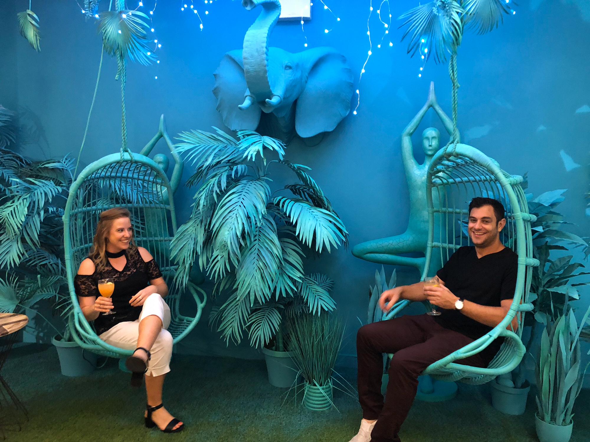 Out of the blue. NYC. 2019.