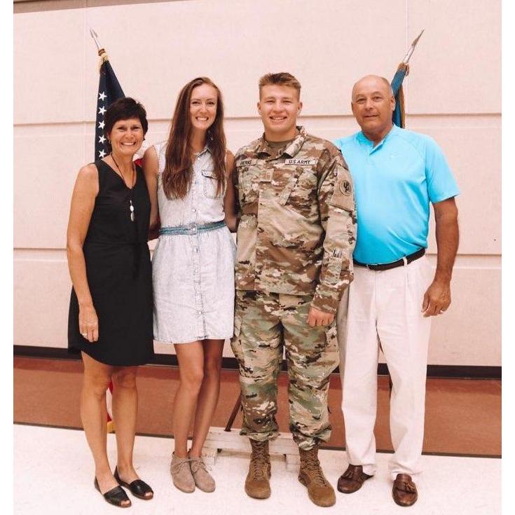 At the deployment send-off in Mount Vernon, IL.
October 2020