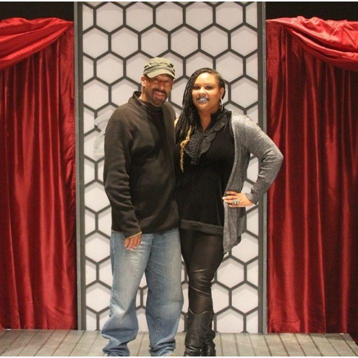 This is our very first photo together when we met working on RHOA