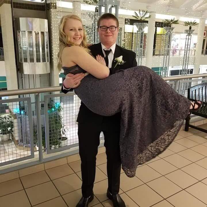 This was our "prom" since Travis wouldn't be able to attend his.