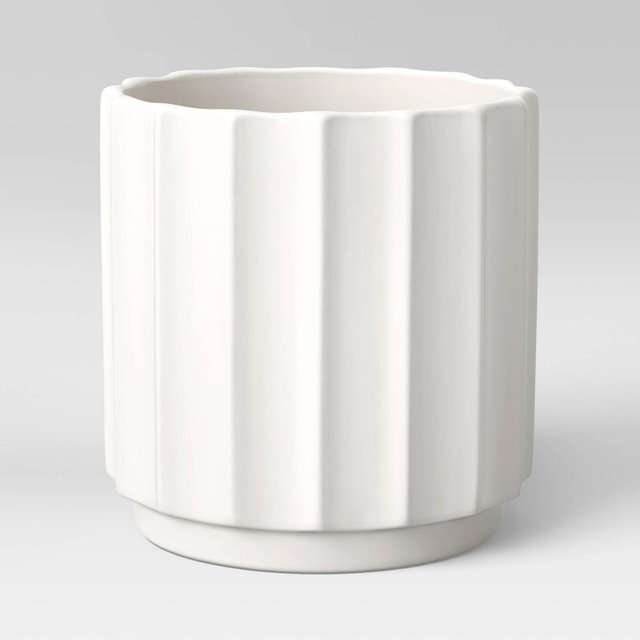 6" Outdoor Geared Planter White - Project 62™