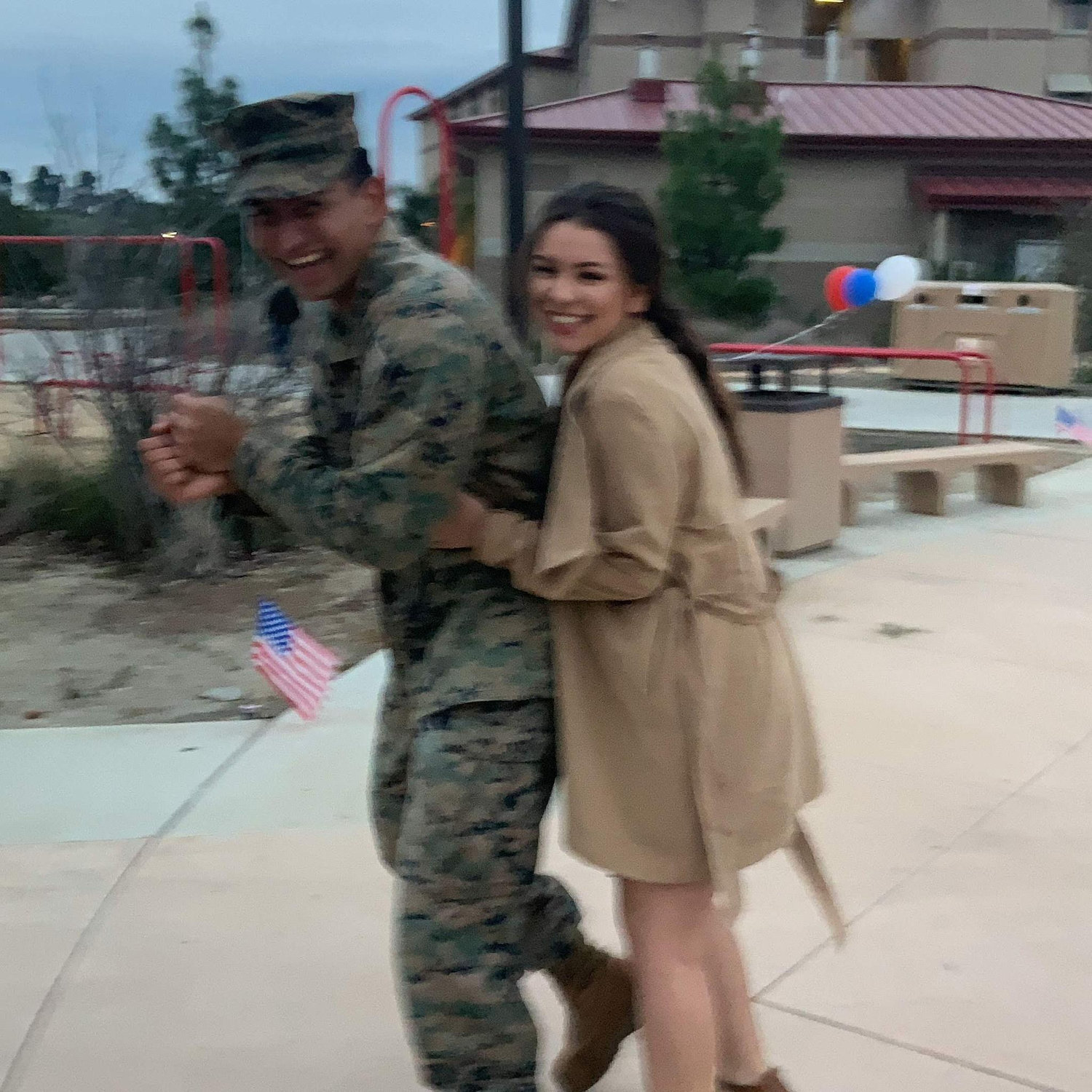 After a 9 month deployment