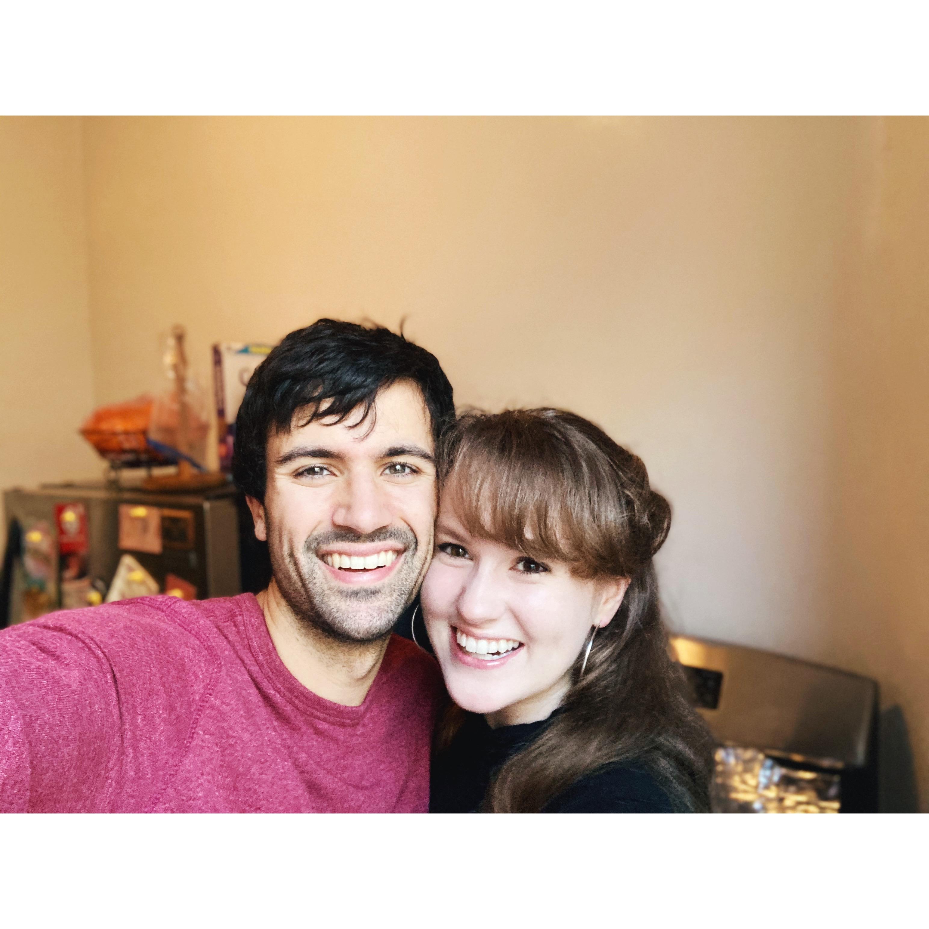 Our first Thanksgiving together.
