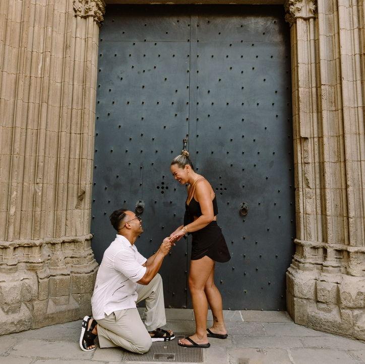 The surprise proposal.