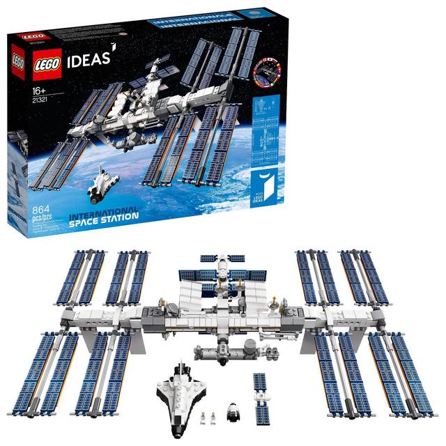 LEGO Ideas International Space Station Building Kit, Adult LEGO Set for Display 21321