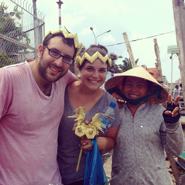 A boat ride along the Mekong Delta, Vietnam