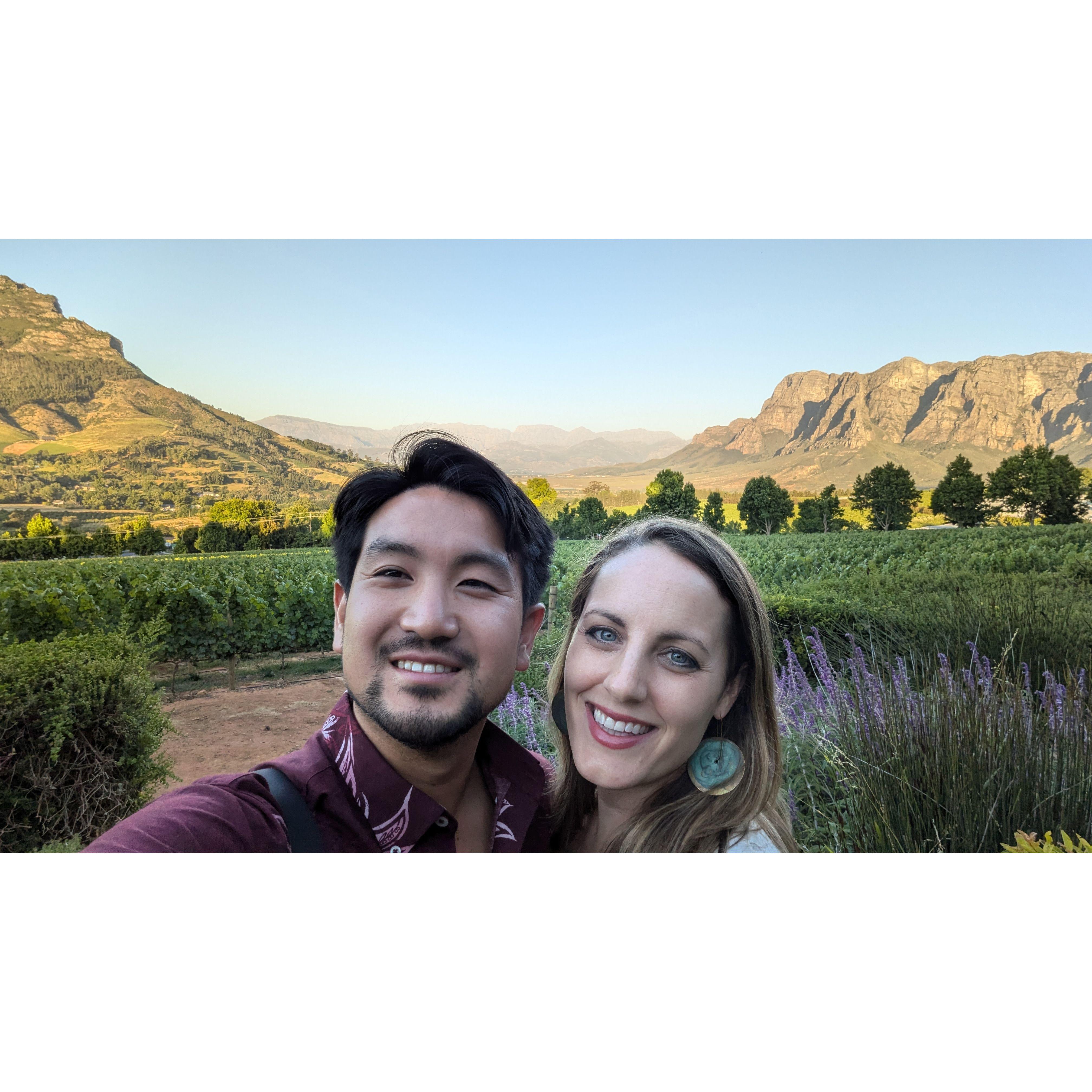 Wine tasting in Stellenbosch, South Africa