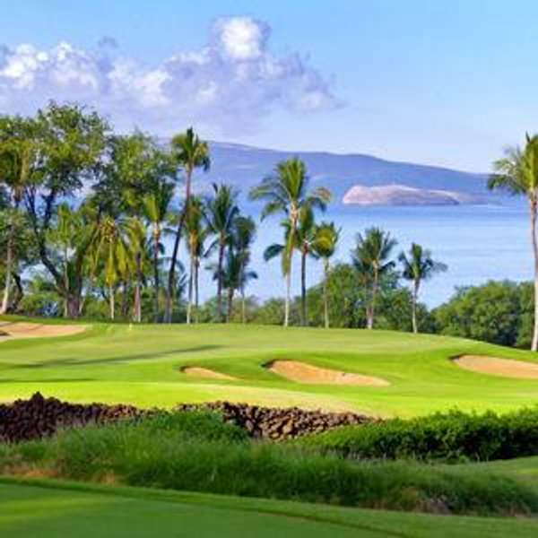 Golf round at Wailea, Maui