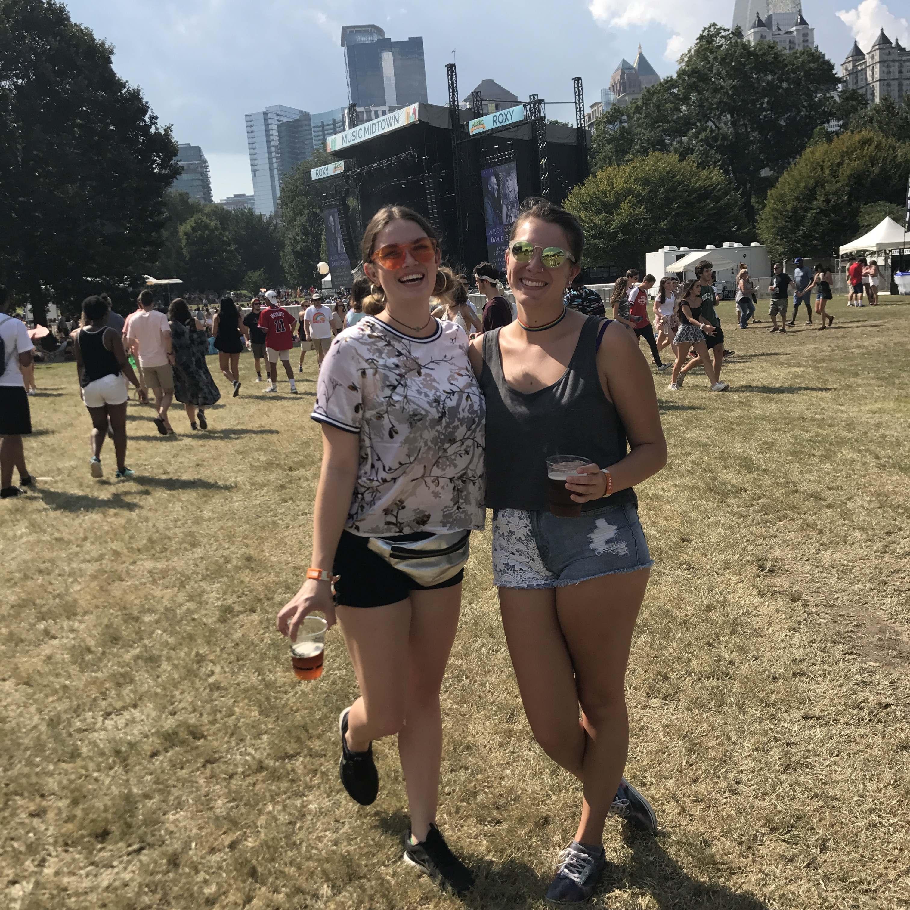 Our first picture together! Junior year, Music Midtown.
