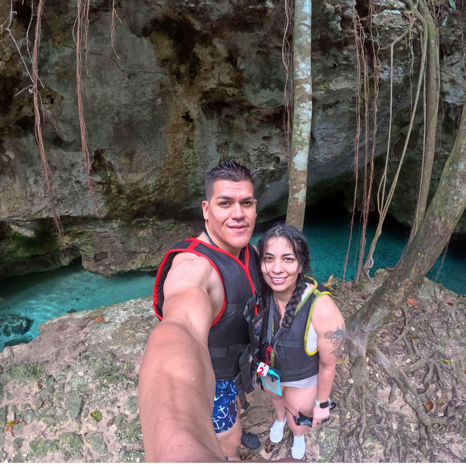First time cenote snorkling