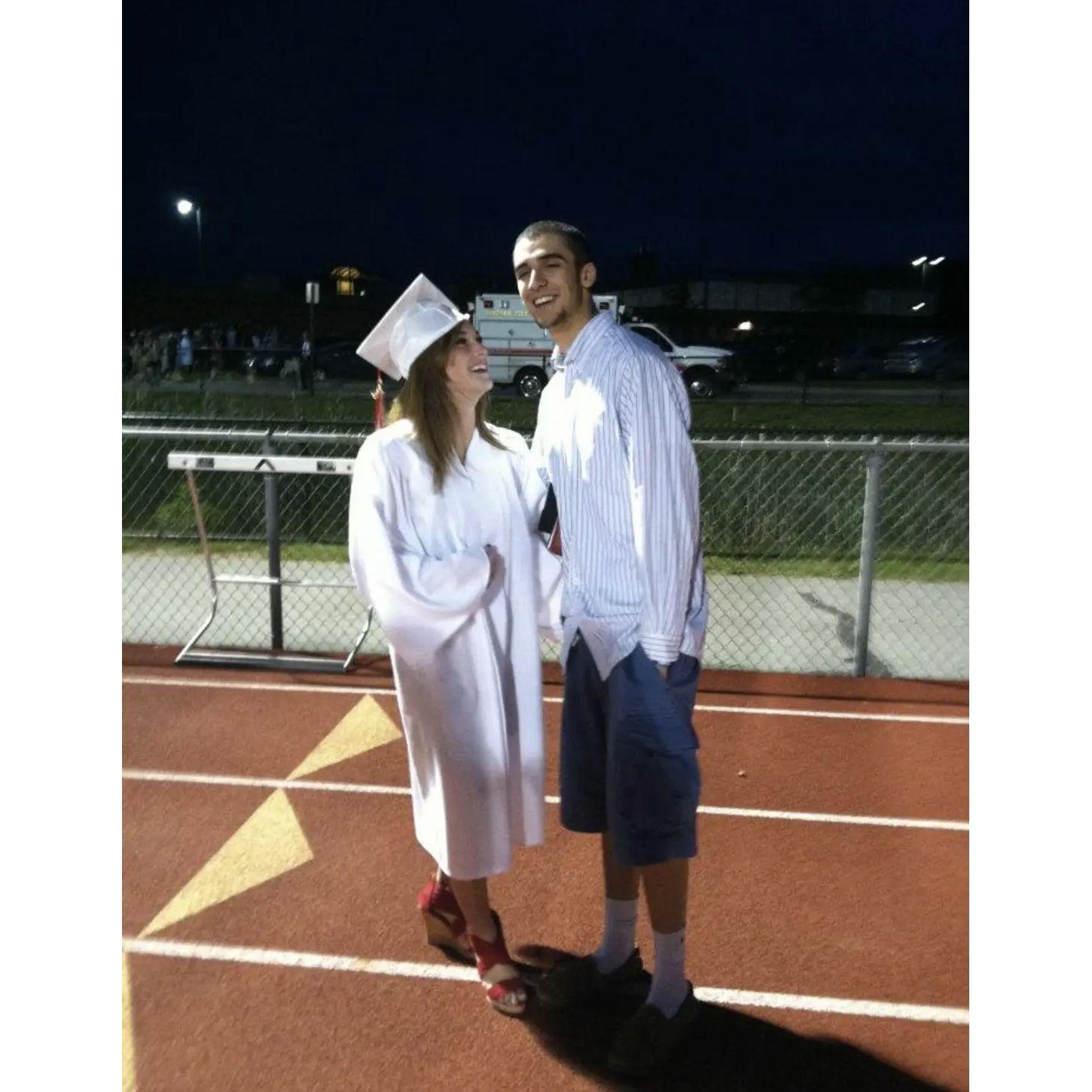 Kiera's high school graduation, June 2012.