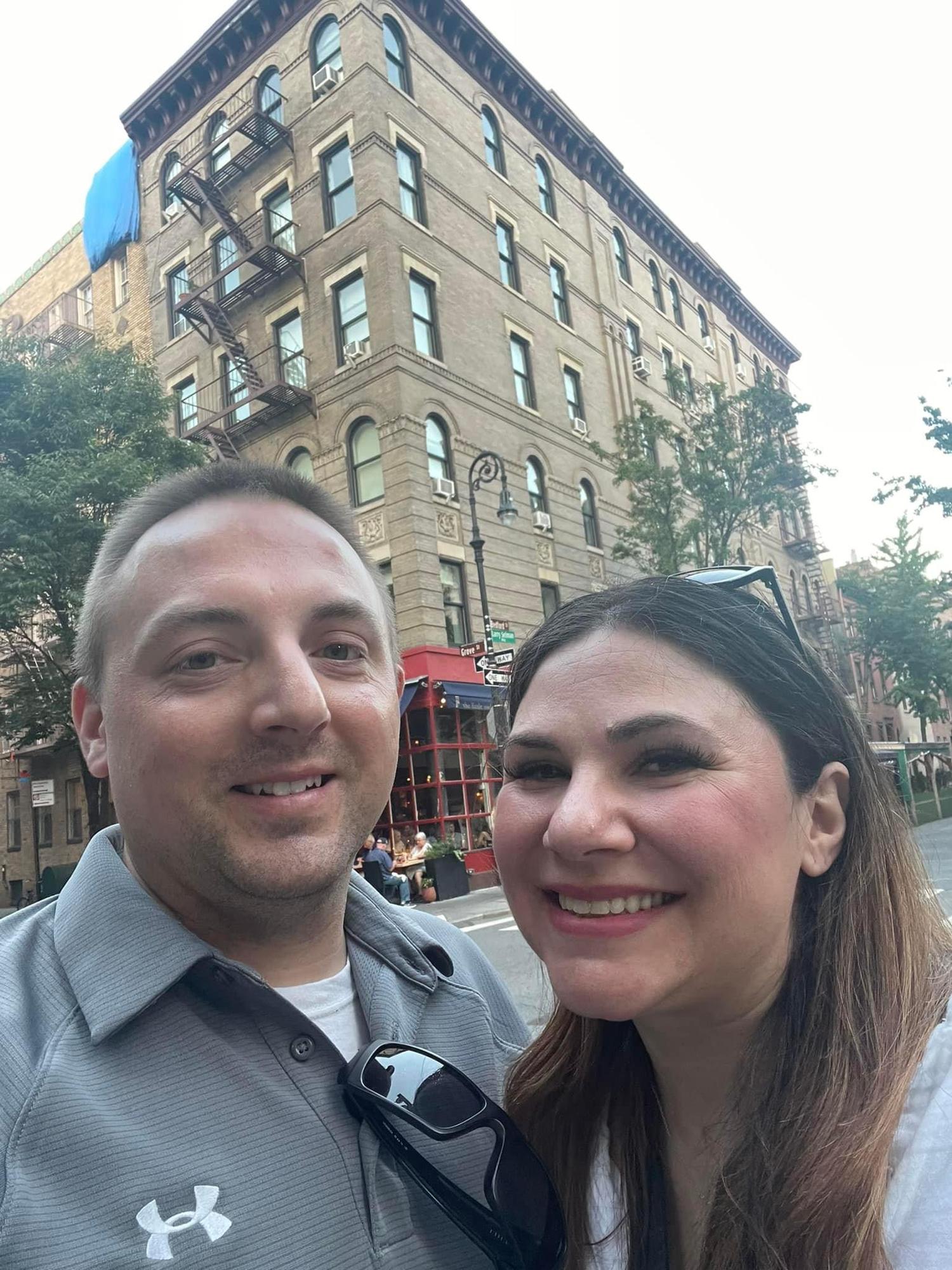 Took Vince to see the Friends Building in NYC