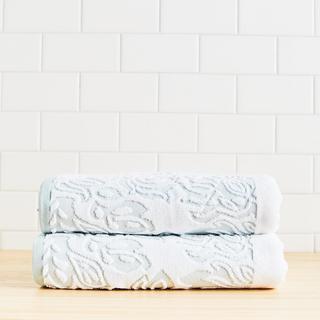 Amelia Jacquard Bath Towel, Set of 2