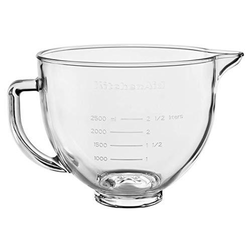 KitchenAid 5KSM5GB Stand Mixer Optional Accessory, Refreshed Glass, Trasparent